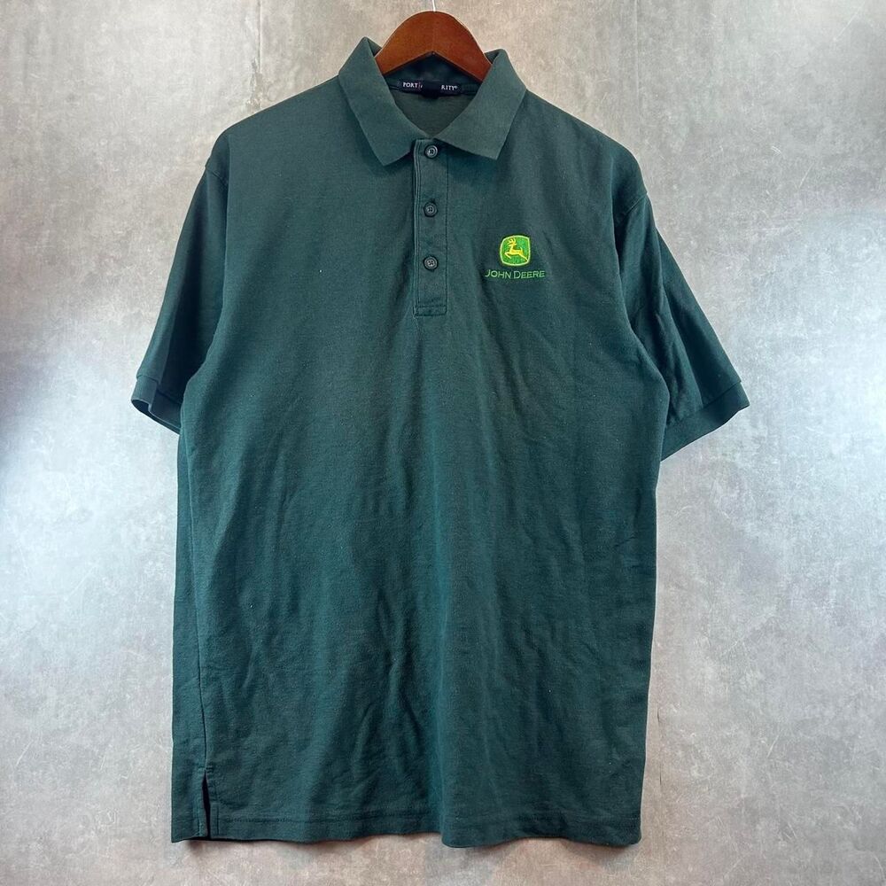 John-deere Men's Green Polo-shirts